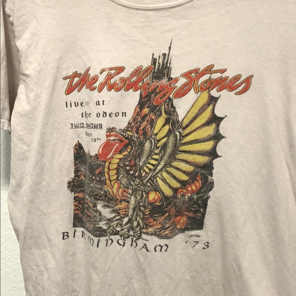 The Rolling Stones Live in Birmingham Dragon Graphic Shirt Sleeve Shirt - Picture 2 of 6